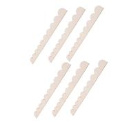 Gatuida de Molduras Decorativas sin Terminar de Madera Festoneada 6 Piezas Instalación Fácil y Diseño Creativo para Manualidades para Decoración DIY en Puertas y Paredes