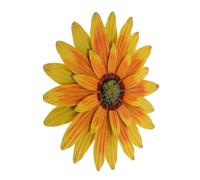 Gatuida Decoración de Pared Girasol Metal Colgante Rústico de Hierro para Cocina Jardín Balcón Estilo Granja Inspiración Floral