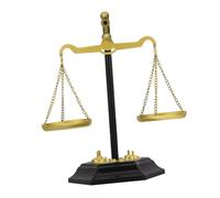 Gatuida Decoración Metálica de de Equilibrio Adorno Estable y Duradero con Diseño Vintage de Justicia para Oficina y Hogar Multifuncional para Almacenamiento