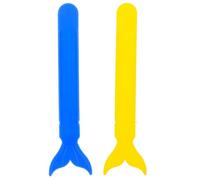 Gatuida Depresor Lingual Pediátrico de Plástico Forma de Cola de Ballena para Entrenamiento Lingual Seguro y Confiable Adultos, 1 Par