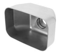 Gatuida Desviador de Canaletas Pluviales, Adaptador de Drenaje de Jardín, Acero Inoxidable 304, Plata, Orificio 9,7cm, para Bajante y Canalón, Captación en Tejados