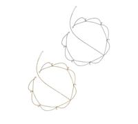 Gatuida Diadema Bohemia Accesorios Cabello Cadena Cabeza de Aleación 2 Piezas Estilo Playa y Boda Mantienen en Su Lugar y Lucen Elegantes