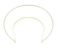 Gatuida Diadema Chic Dorada para Mujer Accesorio Ligero para Pelo Aro Decorativo Multifuncional para Fiestas Banquetes y Fotos Tocado Elegante para Engaños y Eventos