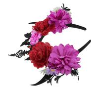 Gatuida Diadema Cuernos de Demonio para Halloween, Accesorio Creativo y Cómodo de Plástico y Tela, Adecuado para Fiestas Temáticas en Interiores y Exteriores