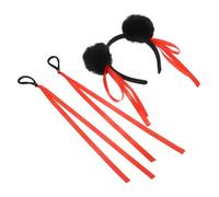 Gatuida Diadema de Bola de Peluche Aro de Felpa y Estructura de Hierro, Accesorio Versátil Cabello Adecuado para Disfraces y Ocasiones Obsequios