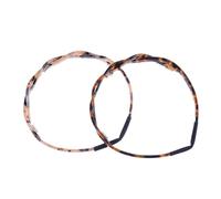 Gatuida Diadema De Mujer 2 Unidades Tamaño Único Aro De Pelo Acrílico Dientes Diadema De Carey Para Uso Diario y Decoración Accesorios Para Cabello