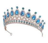 Gatuida Diadema de Novia con Pedrería Tiara de Novia para Banquete para Bodas y Eventos Especiales
