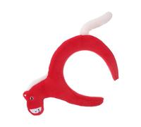 Gatuida Diadema de Peluche Roja para Disfraz de Caballo 2026, Banda Pelo Temática del Zodíaco Chino, Accesorio Ligero y Duradero para Fiestas de Año Lunar