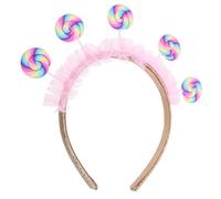 Gatuida Diadema de Piruleta para Accesorio Cabello Forma de Candy para Fiestas de Cumpleaños y Celebraciones de Navidad