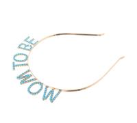 Gatuida Diadema Para Futura Mamá Inscripción Mom to Be, Color Azul Lago, Ligera y Portátil, Diadema Decorativa Para Fiestas y Baby Showers, Accesorio Elegante Para Mujeres Embarazadas