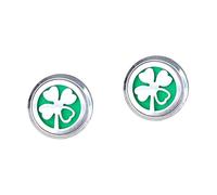 Gatuida Difusor De Perfume Redondo Con Diseño De Hierba De Cuatro Hojas Sólido Para Coche Para Eliminar El Olor A Gasolina Y Humo.