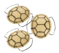 Gatuida Disfraces de Tortuga Adultos 3 Piezas Caparazón de Tortuga de EVA Color Beige Claro Accesorios de Cosplay para Fiestas Carnaval y Representaciones Teatrales