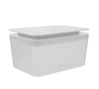 Gatuida Dispensador de Toallitas Húmedas Tapa para Almacenamiento Ligero de Plástico Blanco Adecuado para Sala de Estad y Organización de Escritorio