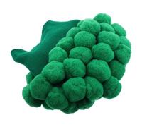 Gatuida Divertido Gorro de Brócoli de Punto con Pompón Grande, Cálido y Cómodo, Diseño Único en Forma de Vegetal para Otoño E Invierno, Accesorio Adecuado para Compras y Fiestas