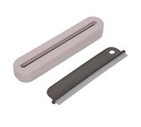 Gatuida Escobilla Limpiaparabrisas De Plástico Para Coche y Hogar, Juego Color Café, Limpiador Portátil Multiusos, Adecuado Para Ventanas, Lavabos y Azulejos, Uso Diario Para Automóviles y Baño