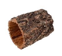 Gatuida Escondite para Reptiles de Madera Natural Refugio para Geckos y Tortugas Cueva Hueca de 10 CM Diámetro y 15 CM Alto Decoración para Terrarios de Selva Tropical Hábitat Seguro