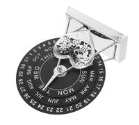 Gatuida Escritorio Circular Y Manual Con Estatua De Oficina Decoración Rotación Mes Presente Corazón Rústico Adorno Calendario Soporte Suministros De Hierro Dormitorio