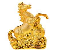 Gatuida Escultura de alcancía de Caballo: estatuilla de cerámica de Caballo, alcancía para Ahorrar Monedas, símbolo de, decoración de Mesa para el hogar y la Oficina.