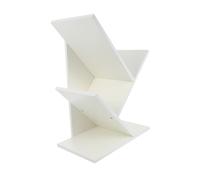 Gatuida Estantería de Escritorio Forma de Árbol Compacta y Resistente con Tres MDF para Almacenamiento de Libros y Documentos Oficina y Hogar