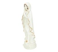 Gatuida Estatua Virgen María Resina Religiosa Decorativa Brillante La Oscuridad para Hogar Figura Católica Artesanal Ornamento Simbólico para Decoración Navideña y Comuniones