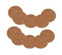 Gatuida Esterilla para Huevos De Aves Mensajeras y Nidos De Gallináceas, Fibra Natural Orificio Anti-Fugas, Diámetro 15 Cm, Tapete Absorbente Reutilizable para Jaulas y Crianza De Aves