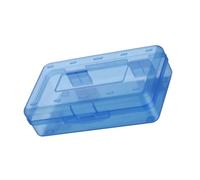 Gatuida Estuche de Lápices Transparente para Estudiantes Organizador Ligero y Compacto Caja de Plástico Visible para Papelería Escolar y Oficina para Mantener Orden y Facilitar el Acceso