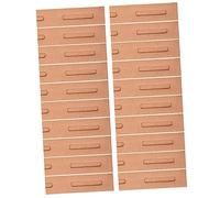 Gatuida Estuche de Papel Kraft para Bolígrafos Protección, 30 Piezas de Papel Khaki para Organización de Papelería en Niños