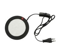 Gatuida Estufa Eléctrica Mini para Derretir Cera de Vela, Placa Calefactora Cerámica, Calentador de Cera para Depilación, Diseño Compacto, Voltaje Ac220, Uso en Belleza y Cuidado Personal