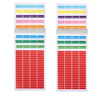 Gatuida Etiquetas Adhesivas Impermeables A4 46x11mm 84 Unidades en 20 Hojas Blancas Rectangulares para Impresión, Etiquetas de Nombre Autoadhesivas para Oficina y Organización Escolar