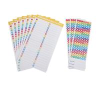 Gatuida Etiquetas para panel de interruptores (10 hojas): pegatinas con números para cajas eléctricas - Pegatinas autoadhesivas reutilizables para centro de carga de catálogo para uso de