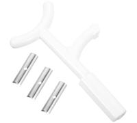 Gatuida Extractor de Flechas Portátil y Duradero Herramienta de Raspado para Eliminar Emplumado con Mango de Plástico Resistente para Arqueros y Reparación de Flechas