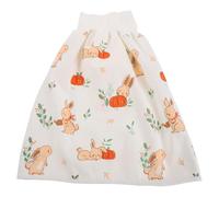 Gatuida Falda de pañal impermeable: pantalones cortos de algodón absorbentes y transpirables para el entrenamiento de orina con cinturilla elástica para bebés y niños pequeños.