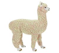 Gatuida Figurita de Alpaca Realista de Plástico para Decoración de Juguete de Animales Educativo para Niñas para Habitaciones Infantiles y Decoración de Guarderías