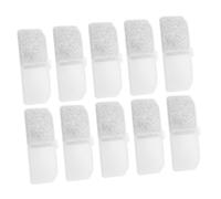 Gatuida Filtro para Fuente de Agua para Mascotas y Perros Reemplazo Activo Carbón, 10 Piezas Cuadrado, Purificador Agua Doméstico para Bebedores Mascotas Hogar y Tienda