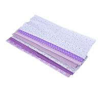 Gatuida Flores Pequeñas 50x50 Cm de Tela de Algodón Púrpura 7 Material Fácil de Pegar y Sujetar para Patchwork y Costura Adecuado para Manualidades Varios estilos Varios estilos