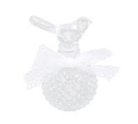 Gatuida Frasco de Vidrio Decorativo para Perfume y Aromaterapia Diseño Vintage Americano Tapa de Pájaro Reutilizable y Hermético para Almacenamiento y Decoración
