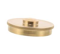 Gatuida French Horn Bottom Cap Metal Repair Part Airtight Cover For Brass Instrument Maintenance Suitable For Musicians Orchestras And Music Schools