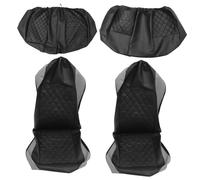 Gatuida Funda Asiento Coche de PU Gris Completa Interior Vehículo para Camión Suv Protector Asientos Todo