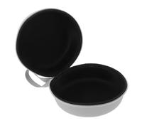 Gatuida Funda de Viaje para Almohada de Cuello U, Caja Portátil de Almacenamiento PU Resistente, Ligera y Compacta, Cremallera, para Adultos Viajeros y Uso en Avión, Color Color