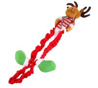 Gatuida Funda Navideña para Ordenador Diseño de Alce Cubierta de Pantalla Elástica de Tela Reutilizable Decorativo para Monitor en Navidad