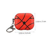 Gatuida Funda Protectora Inalámbrica para Auriculares con Diseño de Baloncesto Resistente y Ligera con Cierre para Transporte Cómodo Compatible con Airpods Generación