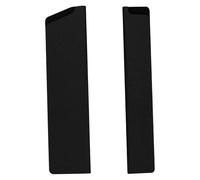 Gatuida Funda Protectora para Cuchillos de Cocina 8 Pulgadas 2 Piezas Plástico Negro Forro de Franela Funda Antideslizante para Cuchillos de Chef y Carnicero Almacenamiento Seguro en