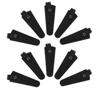 Gatuida Funda Protectora para Tijeras de Peluquería Negra 10 Piezas Accesorios Cabello y Portaherramientas de Salón Organizador Antideslizante para Tijeras de Podar y Cuchillos de