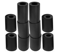 Gatuida Fundas para Varillas de Silla Hidráulica Negras Antideslizantes, 6 Piezas Manguitos de Repuesto para Cilindro Elevador de Gas, Accesorios para Sillas de Oficina y Reparación