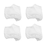 Gatuida Fundas Protectoras para Patines de Hielo para Adulto, Talla Grande (37-43), Color Claro sin Brillo, 4 Pares, Cubre Botas de Patinaje Artístico, Fundas Elásticas Resistentes