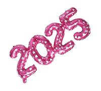 Gatuida Globos de Aluminio para Año Decoración Inflable con Números Grandes de Suministros para Fiestas y Graduaciones Diseño Elegante Rosa con Integrada