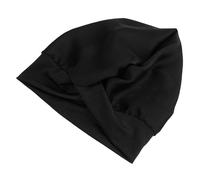 Gatuida Gorro de Dormir de Satén Negro con Banda Elástica Cuidado Capilar Femenino Protección para Cabello y Cabelludo Único para Mujeres Anti-caída y Retención de Humedad