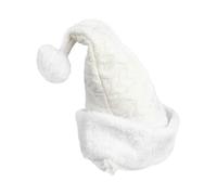 Gatuida Gorro de Punto Blanco para Adultos Gorro de Navidad Tejido Diseño de Trenzas Accesorio Ligero y Cómodo para Fiestas Navideñas y Recuerdos Festivos