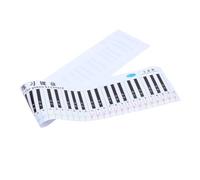 Gatuida Gráfico de Piano Portátil Teclas Carta de Digitación y Notas Musicales para Estudiantes y Profesores Práctica con Teoría Musical Básica Impresión Clara y Detallada Modelo Realista