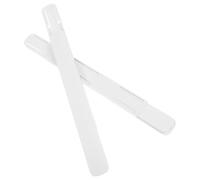 Gatuida Guías Autoadhesivas para Cajones de Plástico Blanco Rieles Extensibles DIY sin Taladro 2 Piezas Accesorios para Correderas de Armarios y Cocina Deslizadores Prácticos para